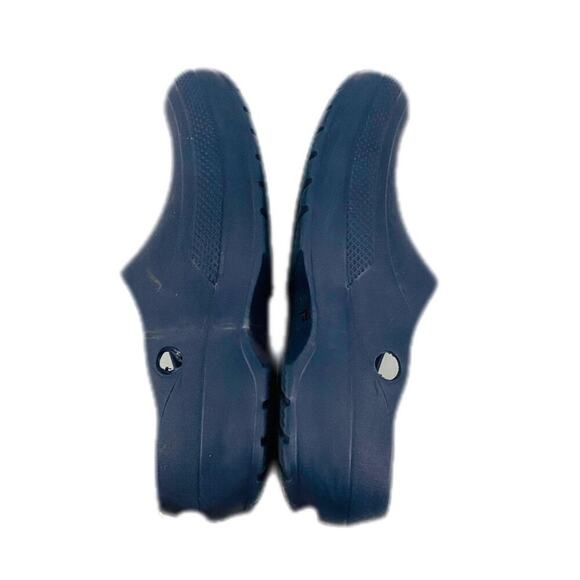 Crocs Unisex Blue Comfort Round Toe Slip On Clogs Sandals Size M 7 W 8 - Picture 3 of 9
